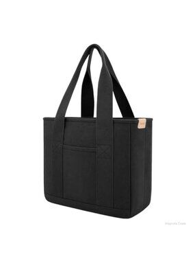 16oz Canvas Tote Bag Multi Pocket Work Bag for Women